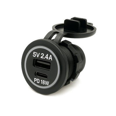 Double USB 5V mixte (type A...