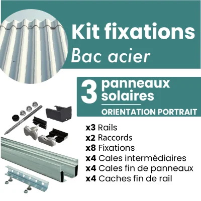Kit de fixation NOIR pour 3...