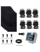 kit panneau solaire avec micro-onduleur Enphase Energy en autoconsommationfrançais mono ou triphasé, prix d'un micro-onduleur 600w intégré ou onduleur , kit solaire autoconsommation, micro onduleur IQ7+ , IQ7a, + notice, q-relay iq8 micro-onduleurs